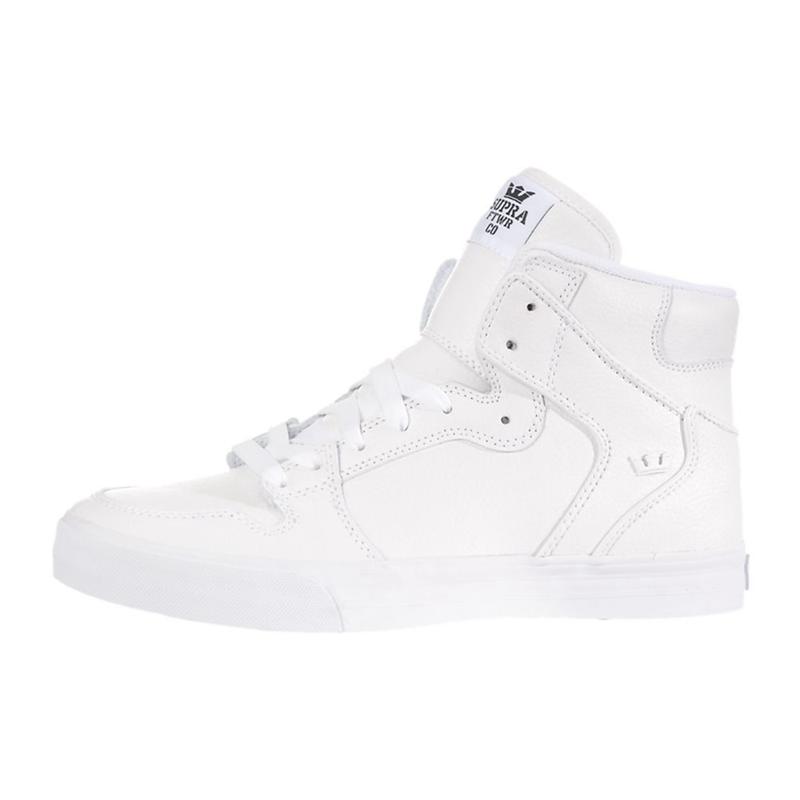 Buty Supra VAIDER - Sneakersy Wysokie Męskie - Białe (IVMX-62308)